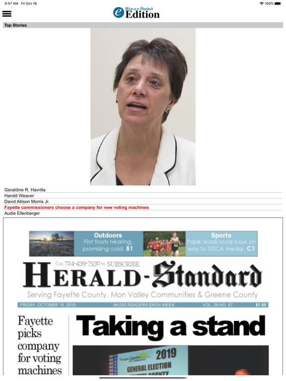 Screenshot #4 pour HeraldStandard.com e-Edition