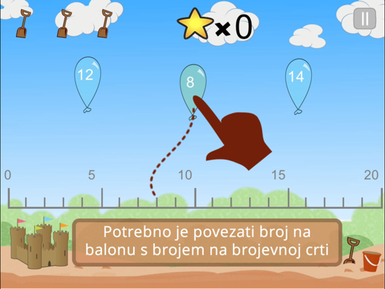 ICT-AAC Matematička igraonica iPad screenshot