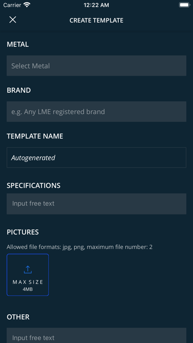 TradeCloud Metal Screenshot