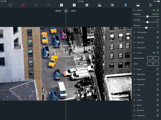 VideoGrade iPad screenshot 3 - Photo & Video app