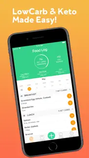 icarb: keto diet tracker iphone screenshot 1