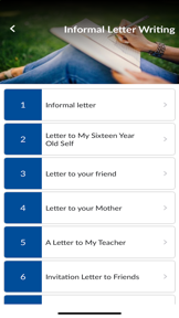English Letter Writing Guide screenshot