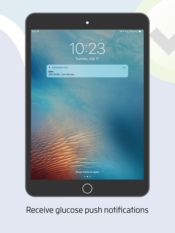 Eversense NOW US iPad screenshot 3 - Medical app