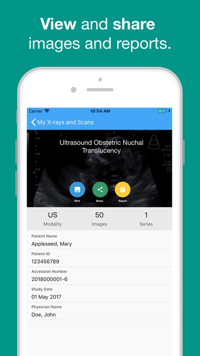 NCR Patient Results Screenshot