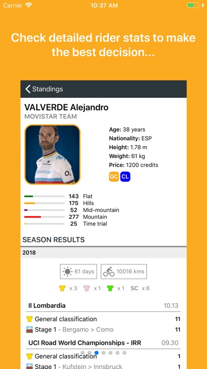 Cycling Fantasy - UCI WT