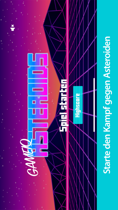 Screenshot #1 pour GAMEiQ Asteroids