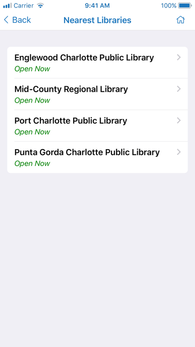 Charlotte County Library Screenshot