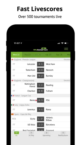 Game screenshot WhoScored Football App hack
