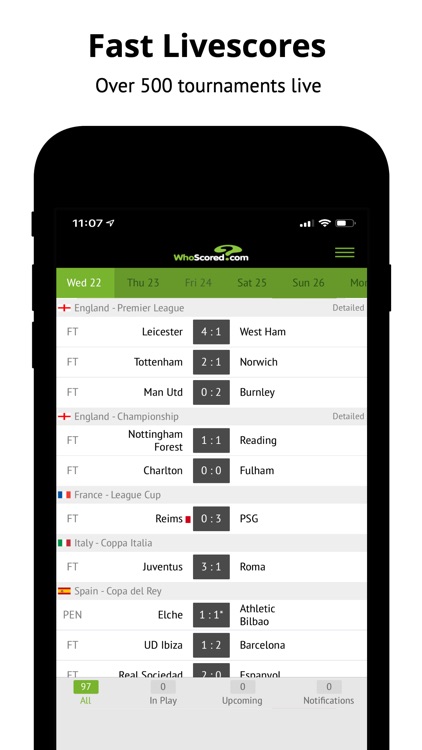 WhoScored Football Live Scores