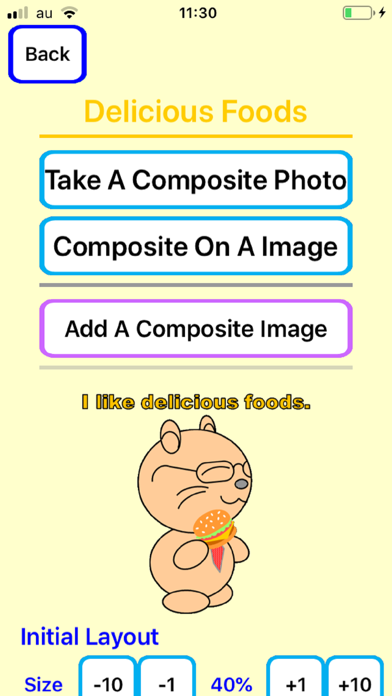 TakeCharacterCompositePhotos iPhone screenshot