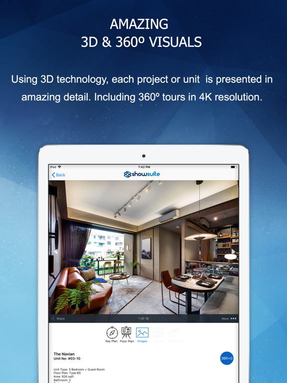 Showsuite iPad screenshot