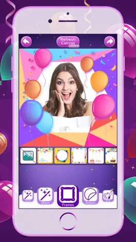 Game screenshot Happy B-day Frames & Stickers apk