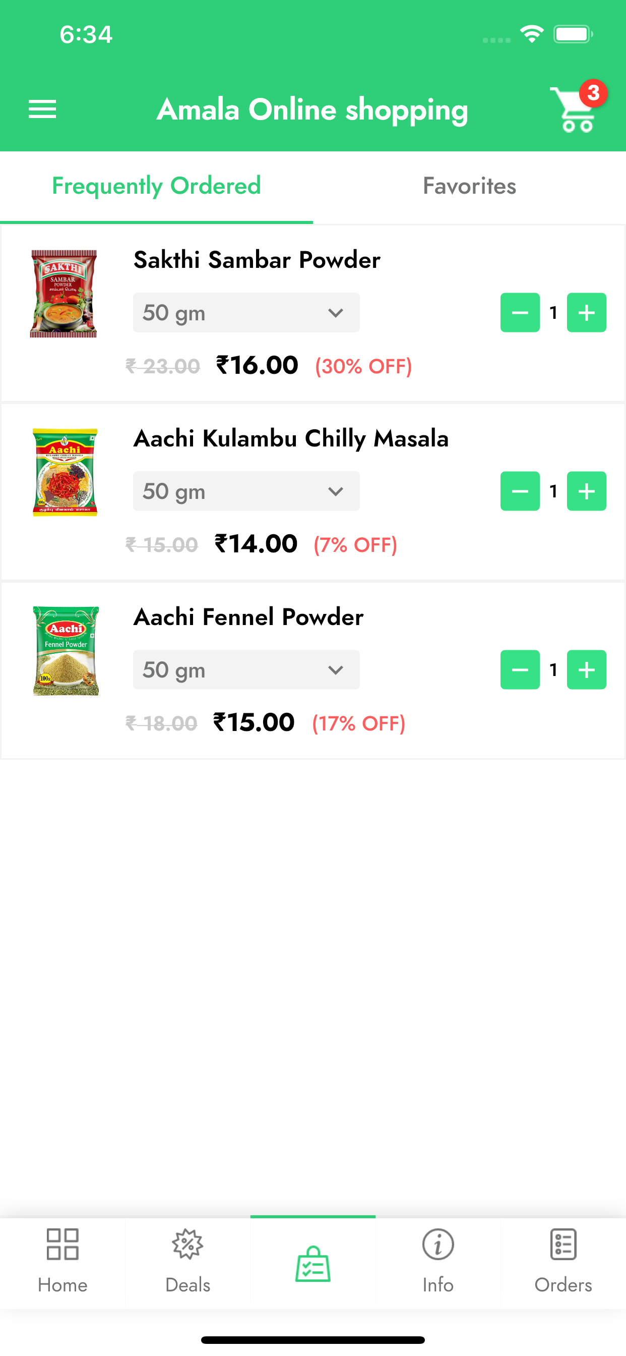 Amala Online shopping