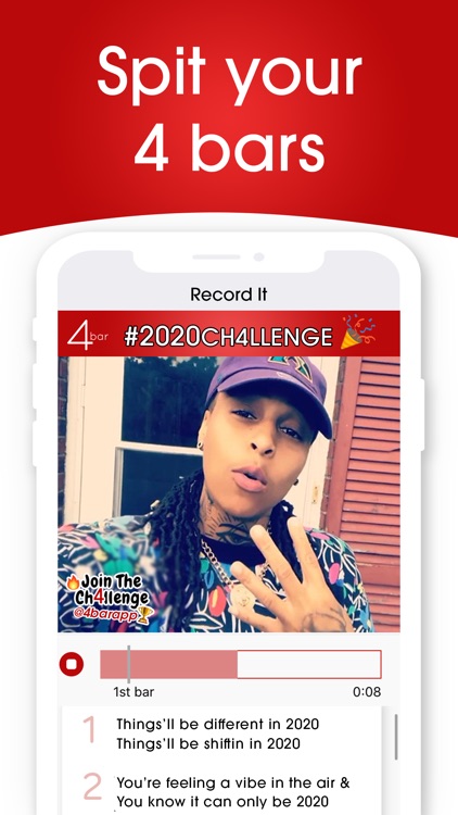 4bar - The Rap Challenge App screenshot-3