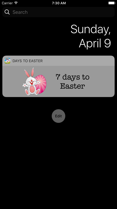 Days to Easter Screenshot