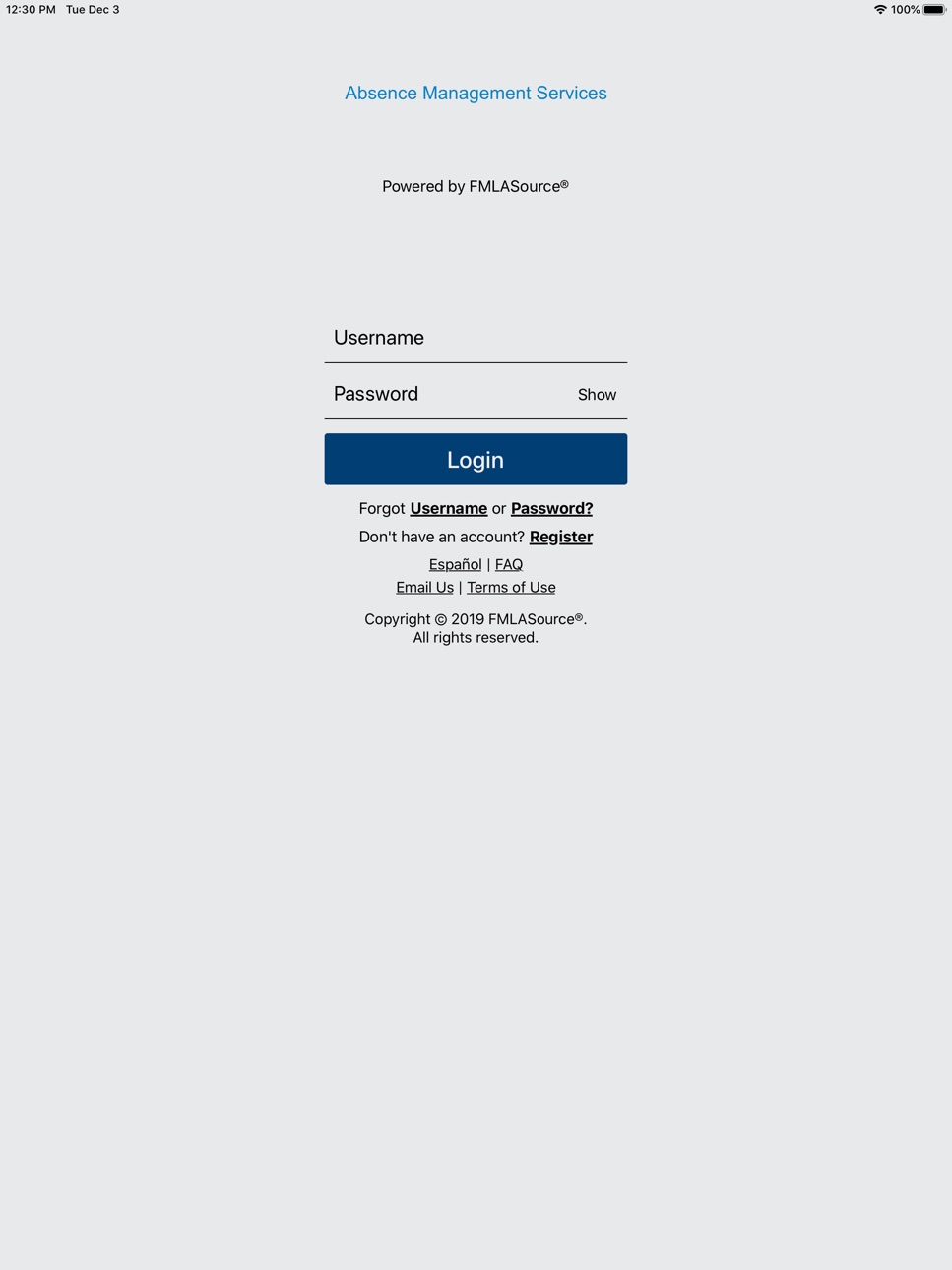 iPad screenshot