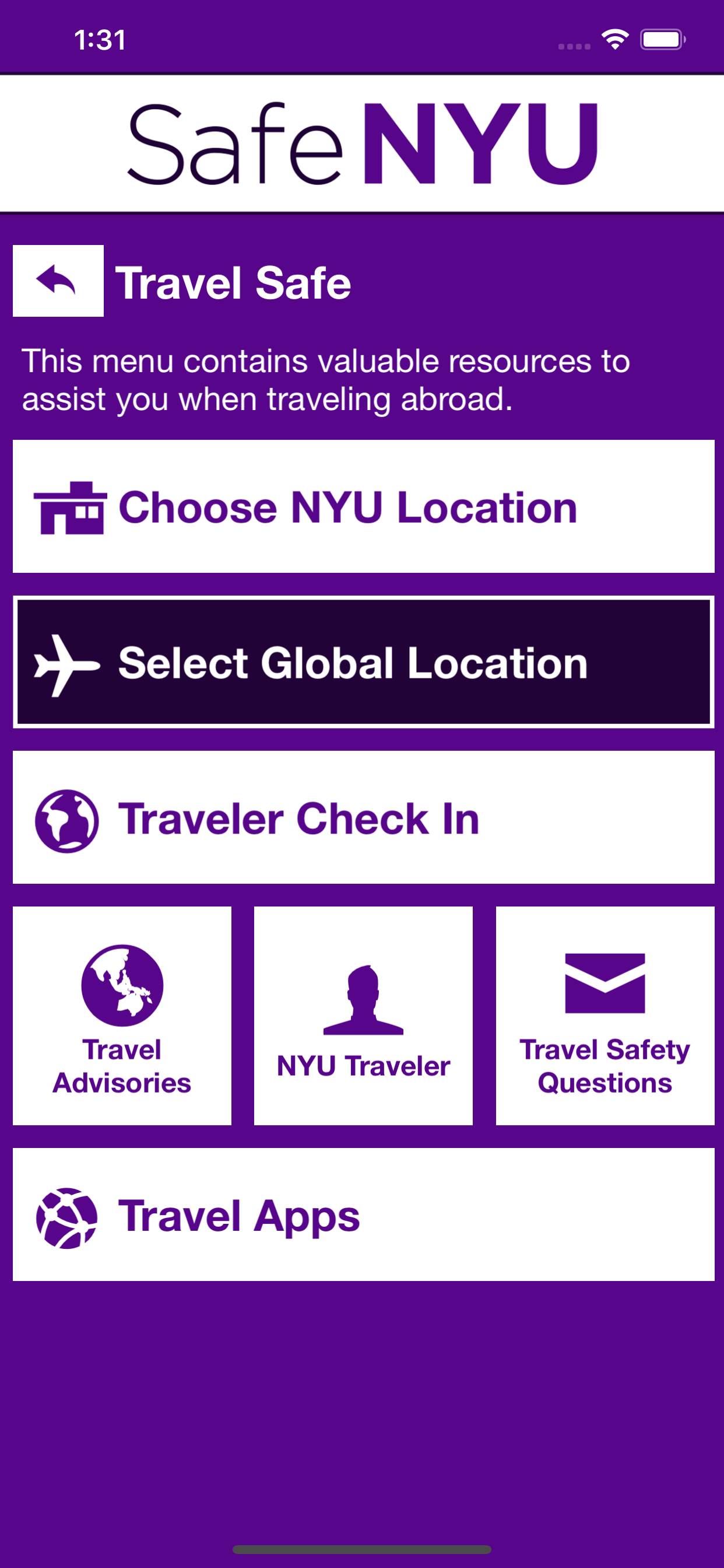 Safe NYU screenshot 6