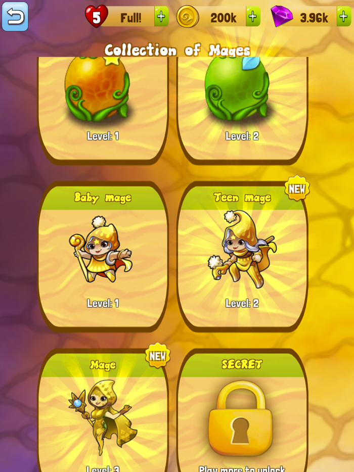 Merlin and Merge Games