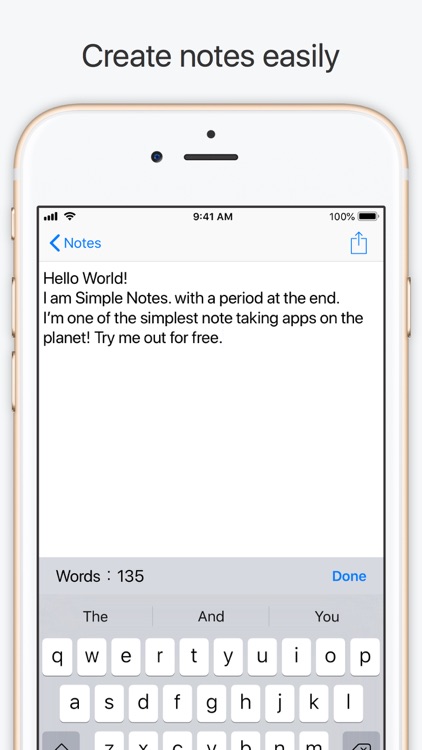 Simple Notes.