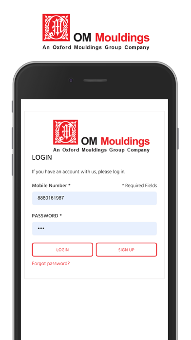 OM Mouldings Screenshot