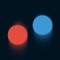You need to tap to control red and blue dots