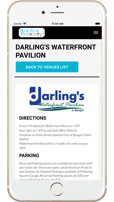 Waterfront Concerts Screenshot