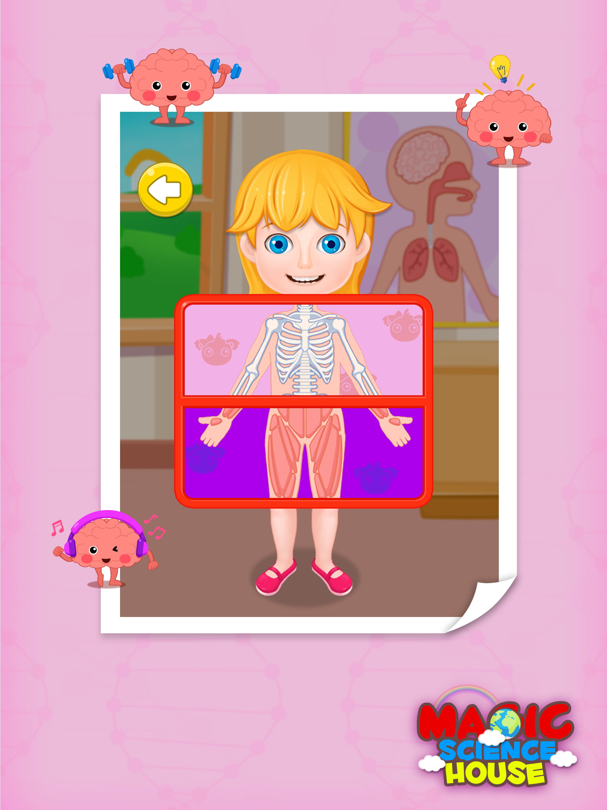 Kids Learn Human Body Girls screenshot 11