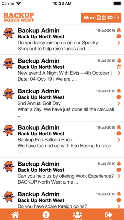 Backup North West Charity