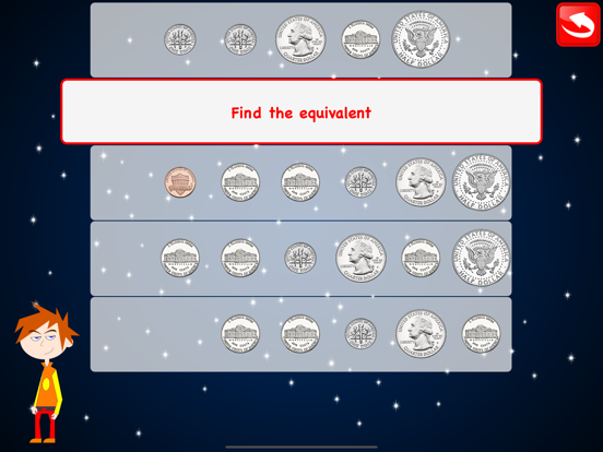 Coins Math Games Learning Lite iPad screenshot