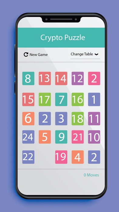 Crypto Puzzle Game app screenshot