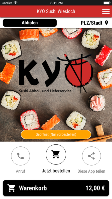 How to cancel & delete KYO Sushi Wiesloch from iphone & ipad 1