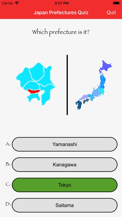 Prefectures of Japan Map Flag screenshot-3