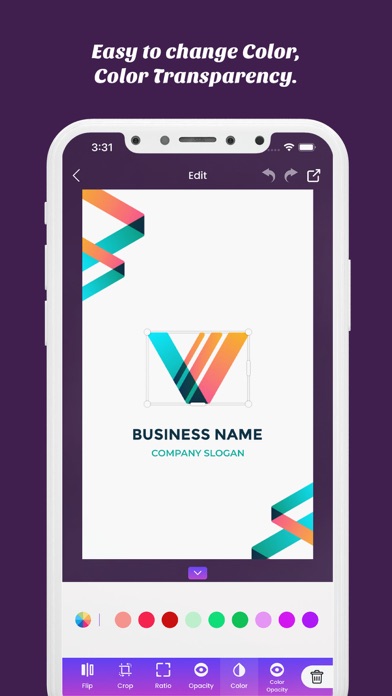 Business Card Maker: Generator Screenshot