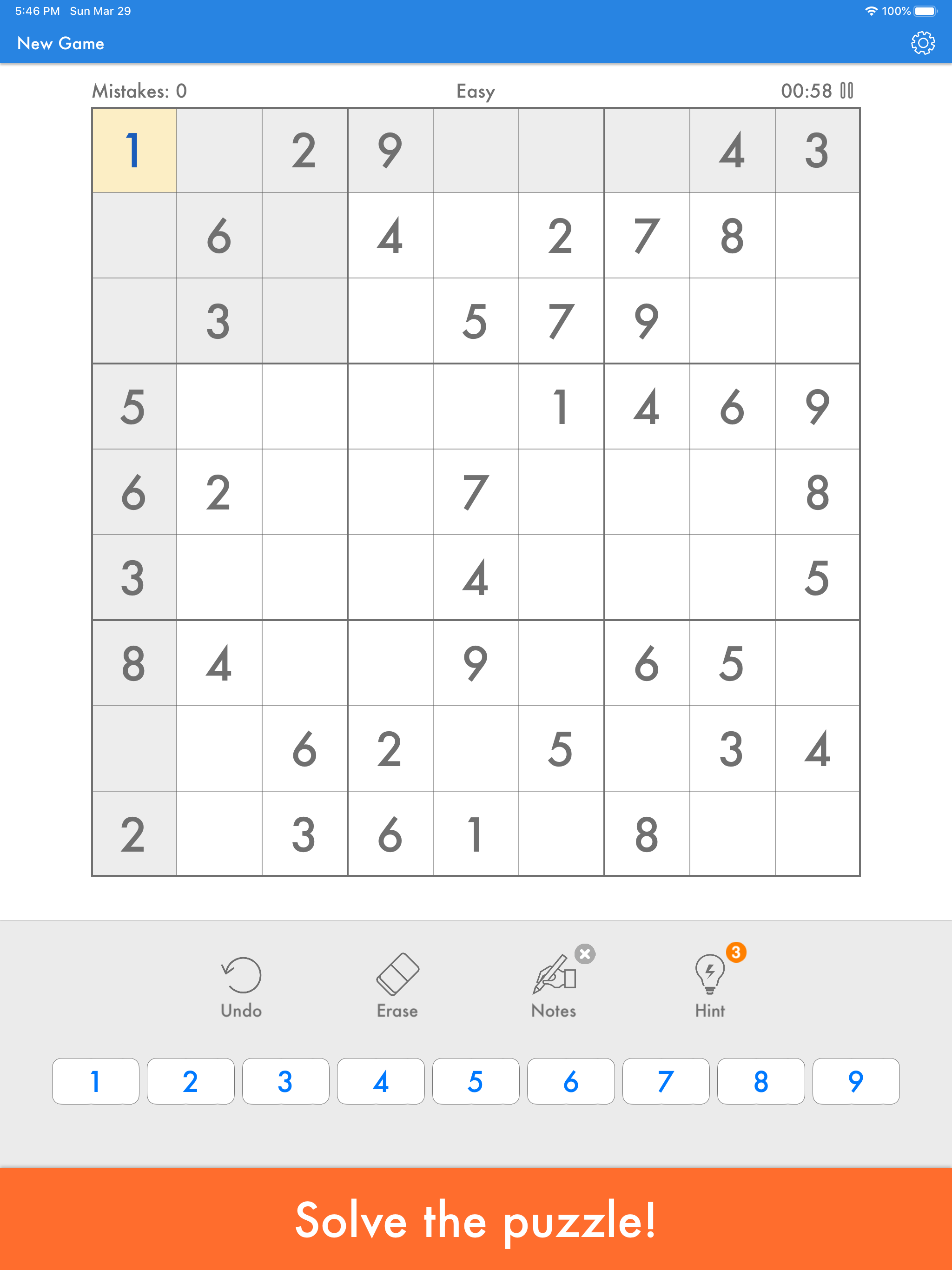 Sudoku - Number Puzzle Games