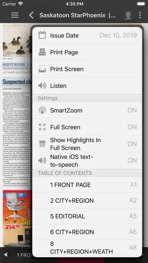 The StarPhoenix ePaper screenshot 3