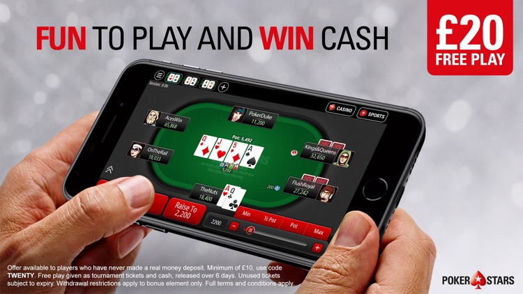 PokerStars Online Poker Games screenshot-0