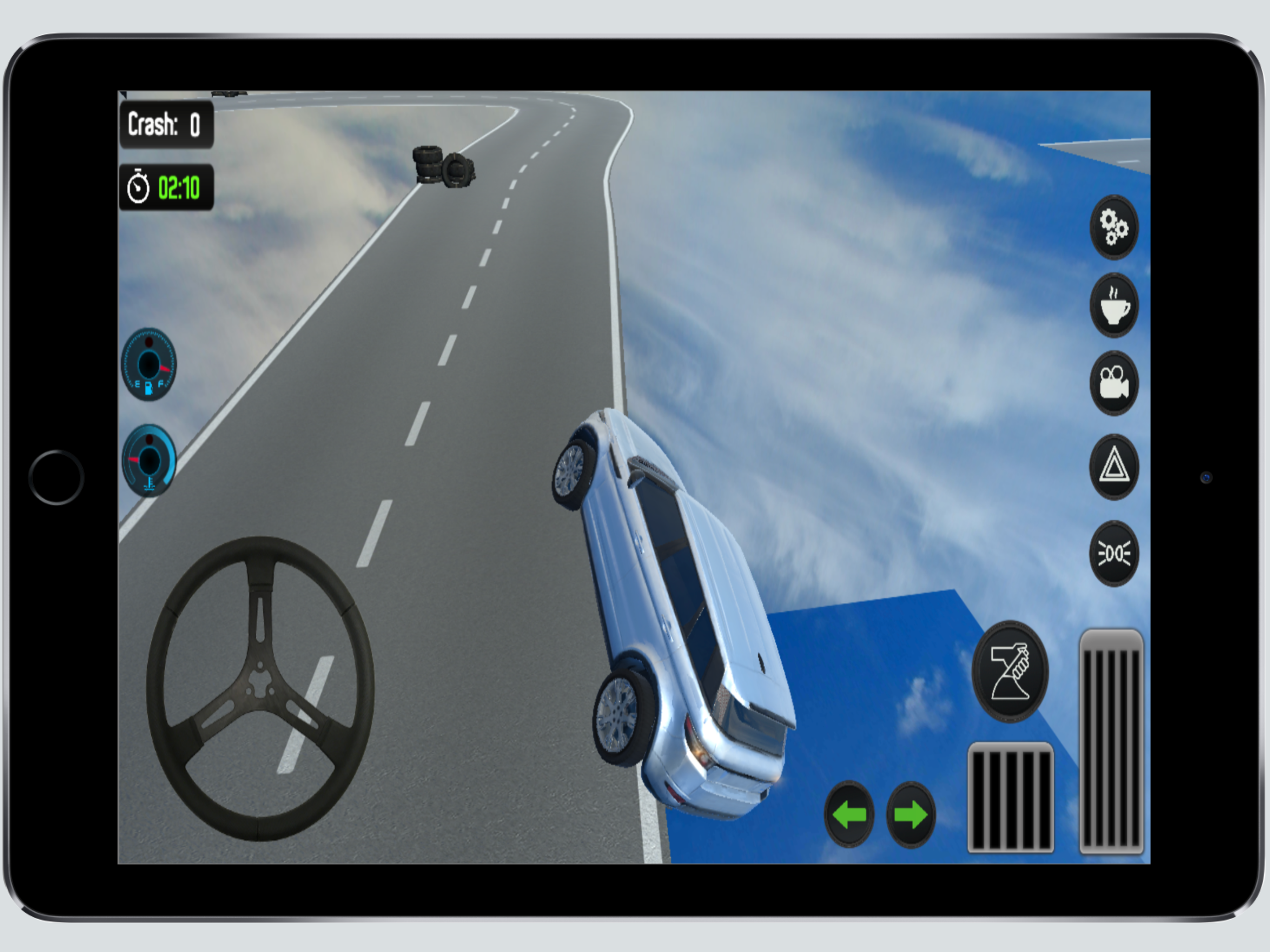 Dangerous Car Drive In The Sky