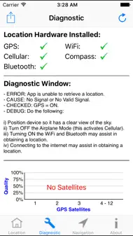 GPS Diagnostic : Uydu Testi iphone resimleri 3