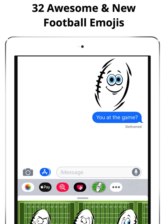 Screenshot #5 pour Football Emojis - Touchdown