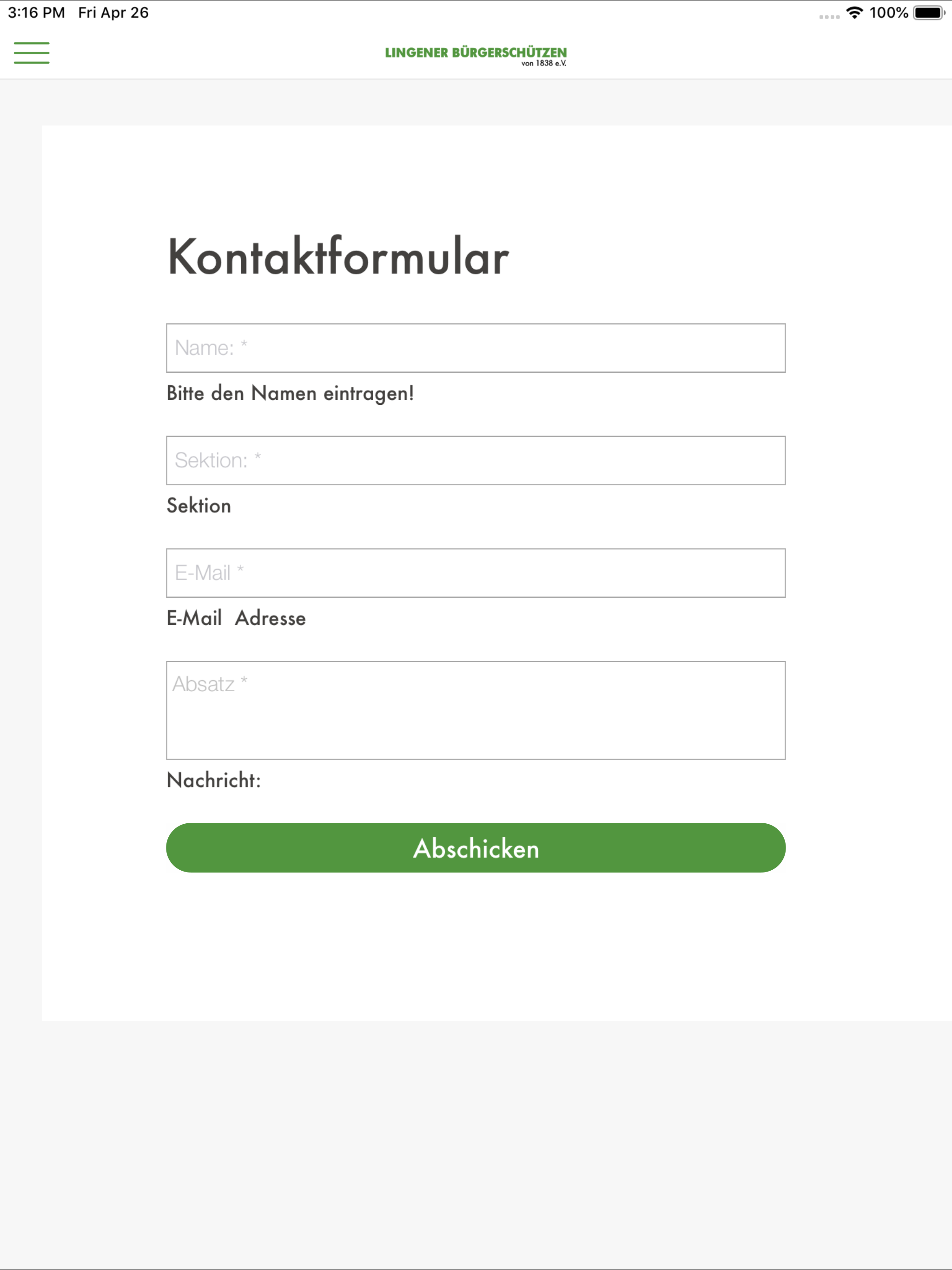 Lingener Bürgerschützenverein