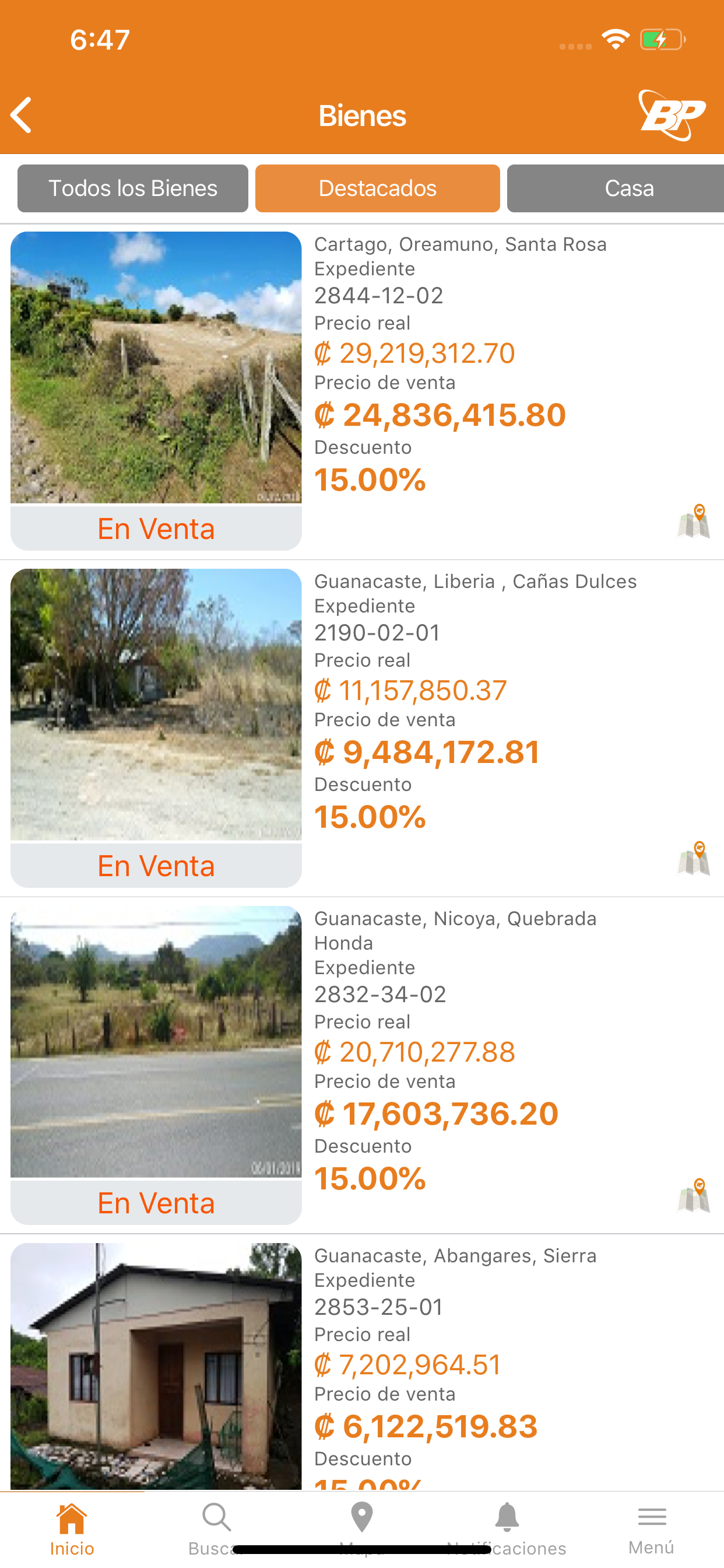 BP Venta de Bienes