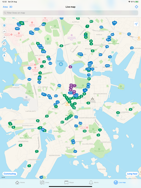 Transporter Journey planner iPad screenshot 2 - Navigation app