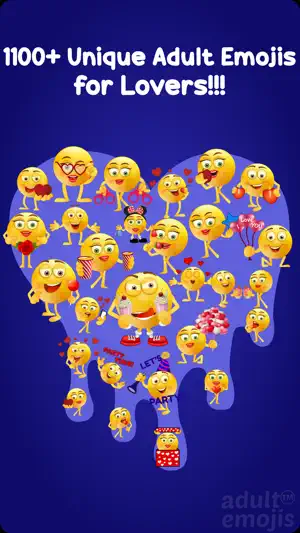 Adult Emoji Keyboard Stickers screenshot 2