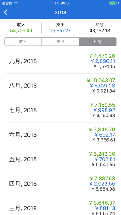快捷记账 2 screenshot