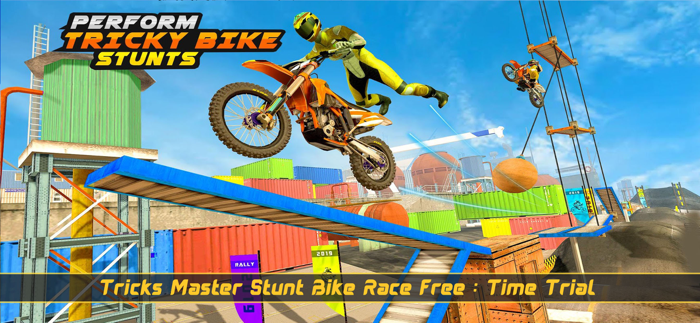 Tricky Bike Stunt Racing Game