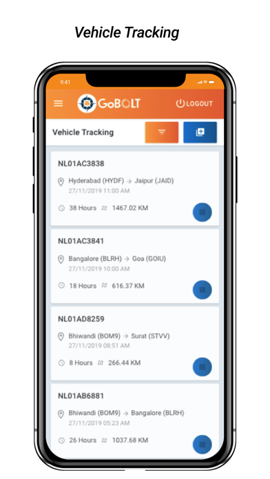 Screenshot #1 pour GoBOLT Customer Portal
