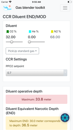 Gas blender toolkit screenshot 6