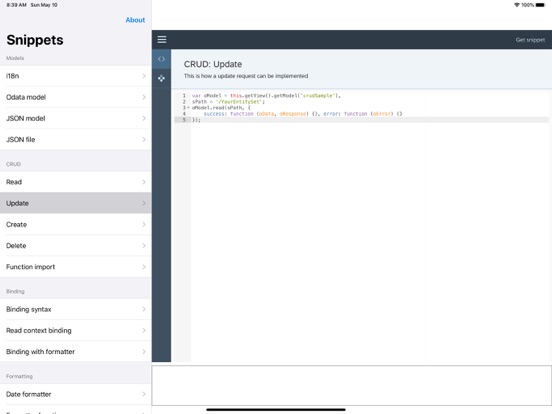 Screenshot #4 pour SimpleSnippets