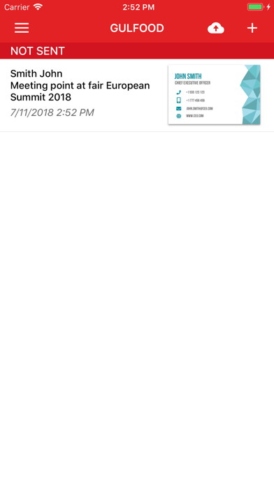 Screenshot #1 pour Business Cards Recognition