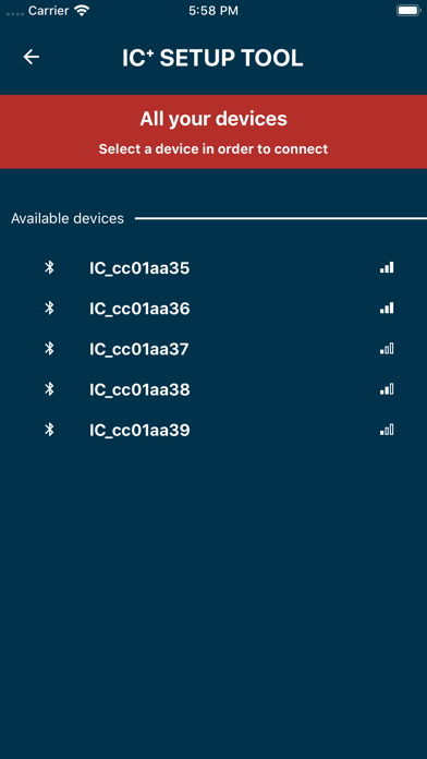 Screenshot #2 pour IC+ Setup Tool